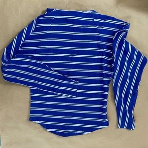 Free People striped Tie Open Back Top